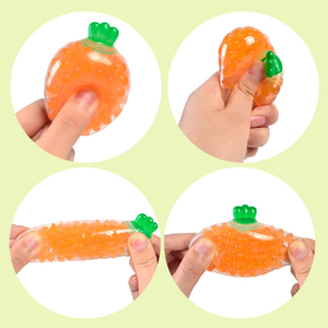 Hot Selling TPR Vegetables, Carrots, Soft Balls, Pressure Balls, <b>Bead</b> Filling, Slow Rebound, Hand Exercises, Squeezing, - Product Image 3