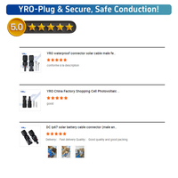 YRO PV-Anschluss Wasserdicht IP68 Premium 1000V DC Stecker Buchse für Solar Power System Tool Unschlagbarer Online-Preis auf Lager