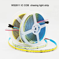 DC24V FCOB CCT IC bande lumineuse LED WS2811 adressable 576 LED 2700K à 6500K 10mm Flexible FOB haute densité COB Led lumières RA90