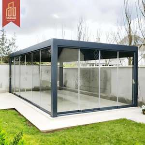 <span class=keywords><strong>Pergola</strong></span> en aluminium <span class=keywords><strong>avec</strong></span> cadre réglable en acier thermolaqué et toit en bois, pour jardin, patio, cour, <span class=keywords><strong>pergola</strong></span> en gros - Product Image 1