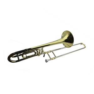 Trombone Ténor SEASOUND OEM JYTB505 en Laiton, Clé Sib/Fa, Coulisse d'Accord Dorée, Instrument de Musique - Product Image 3