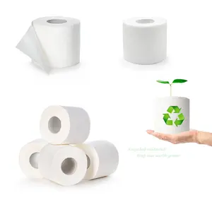 Meilleur produit commercial rouleau de papier toilette en bambou pour salle de bain, pas cher