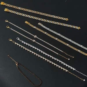 Nouveauté 2026 Bracelet réglable en argent 925 avec breloque cœur, rose éternelle, spécimen végétal ME, style tennis, nœud bleu, DIY, bijou exquis, cadeau - Product Image 1