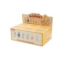 Kongjin Three Little Fuzzies Samuel Meow-Paws, figurine en peluche, boîte mystère, poupée mignonne, nouveau jouet tendance 2026, petit cadeau, animaux