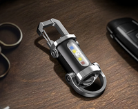 Mini lampe torche LED COB rechargeable, corps en aluminium, USB portable, multifonction, torche d'extérieur, indice de protection IP55