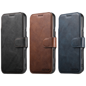 Custodia per carte in pelle con supporto per portafoglio a forma di <span class=keywords><strong>calamita</strong></span> <span class=keywords><strong>Cover</strong></span> custodia per telefono antiurto per <span class=keywords><strong>iPhone</strong></span> 17 Pro Max 16 Pro 15 14 12 - Product Image 6