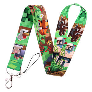 Personnalisable mignon dessin animé icônes Nylon lanières clé ID carte sangle classique <span class=keywords><strong>jeux</strong></span> <span class=keywords><strong>Gym</strong></span> téléphone portable sangle USB porte-Badge - Product Image 5