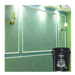 Revêtement d'art de <span class=keywords><strong>velours</strong></span> de plâtre Wisney en soie de métal lisse de haute dureté à base d'eau - Product Image 4