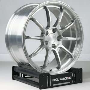 Rines BKU Forjados Personalizados 5x114.3 de 17 18 19 Pulgadas en Plata Cepillado, 5 Birlos de Aleación para Jdm <span class=keywords><strong>Subaru</strong></span> <span class=keywords><strong>Impreza</strong></span> <span class=keywords><strong>Sti</strong></span> BRZ GT86 Supra Wrc - Product Image 3