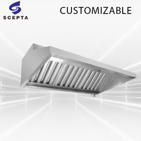 Hotte d'extraction professionnelle en acier inoxydable pour cuisine commerciale – Système de ventilation haute performance pour restaurant