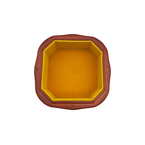 Caja de joyería de madera con forma de polígono, 130x130x80mm, con grabado, caja de almacenamiento para regalo - Product Image 2