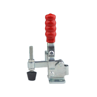 Serre-joint à bascule réglable en hauteur, en acier laminé à froid et en acier inoxydable avec placage de zinc, 80 °   Presse 60 °   Opération de manipulation
