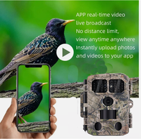 Caméra de surveillance BSTCAM 4K 48M avec connexion Wi-Fi et contrôle par application, portée IR 20m/85ft, détection de mouvement pour la faune en extérieur