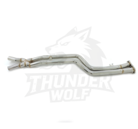 Tuyaux d'échappement de haute qualité à longueur égale, ajustement parfait pour F97 X3M/F98 X4M S58 3.0T, en acier inoxydable 304, avec design en X.