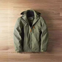 Blouson bomber à capuche pour homme, coupe-vent en nylon, col montant, fermeture éclair, idéal pour les sports de plein air - Collection Automne AliExpress transfrontalière