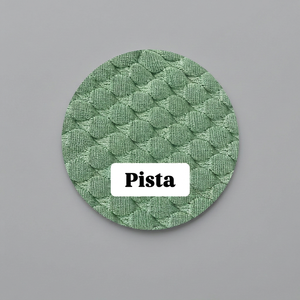 Tissu en maille côtelée de polyester Pista, matière extensible texturée pour la confection de vêtements et l'industrie de la mode, vente en gros - Product Image 5