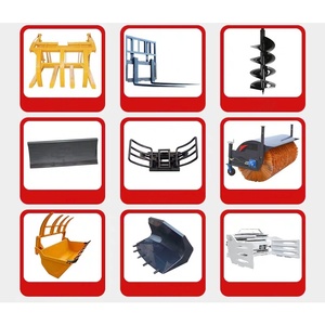 QIHANG Skid Steer Loader Wheel Loader with High Efficiency 60KW Power 0.5cbm Bucket Capacity PLC & Engine Core Components - Product Image 6