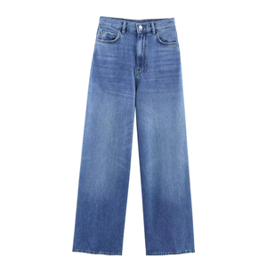 Chemisiers en denim à manches bouffantes pour femmes, nouvelle mode automne, chemises vintage à manches courtes, tops chics pour femmes - Product Image 3