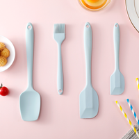 Haute qualité sans BPA crème beurre grattoir résistant à la chaleur Silicone spatules ustensile de cuisine pour la cuisson et pâtisserie outils