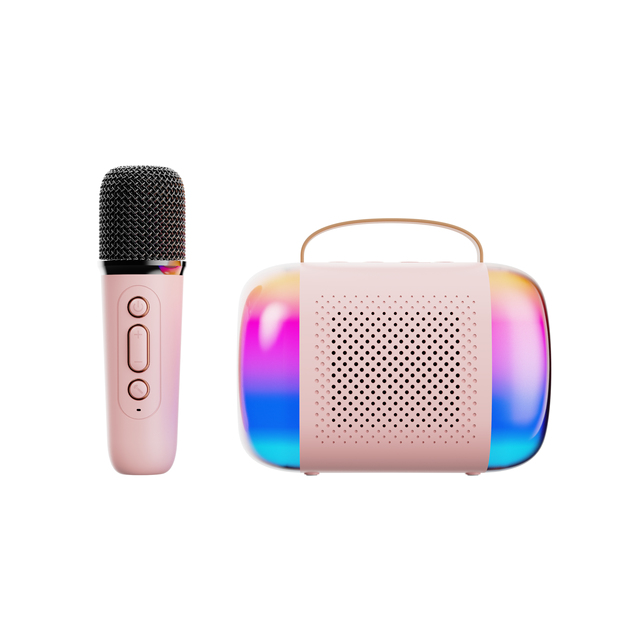 Home Singing Wireless Microphone Karaoke Speaker Family Mini Portable Audio Microphone Portable Karaoke Speaker with Mic