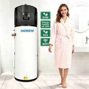 Calentador de Agua con <span class=keywords><strong>Bomba</strong></span> de <span class=keywords><strong>Calor</strong></span> de Aire de 200L, R290, Eléctrico, para Exteriores, de Alta Eficiencia, con Control Inteligente de Temperatura por Aplicación - Product Image 1