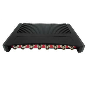8 портов фиксированный UHF RFID считыватель ZK-RFID408 860-960 мГц R2000 rfid модуль с 12dbi антенна дальнего действия uhf rfid Reader - Product Image 1