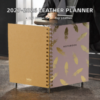 Agenda spirale personnalisé haut de gamme 2027 en gros, couverture rigide, reliure à spirale, avec bande élastique et onglets pour une planification optimisée