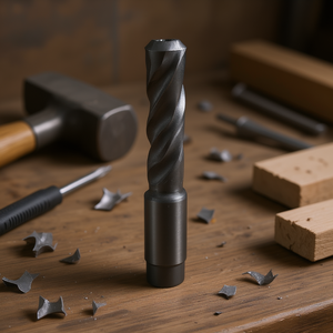 Foret hélicoïdal à tige conique Fervi 10 mm pour percer le métal et le bois - Product Image 3