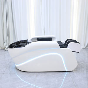 Equipo Multifuncional para Barbería, Cama de Lavado para Terapia Capilar, Moderna y Lujosa Cama de Champú Eléctrica con Masaje y Luces para Salón de Belleza - Product Image 3
