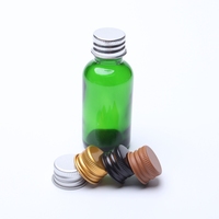 Vente en gros 18mm 20mm 24mm 28mm Bouchons à vis en métal aluminium noir or argent Couvercles filetés en aluminium pour bouteilles bocaux