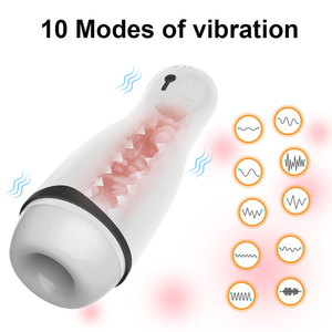 Máquina de Sexo Elétrica com 10 Modos de Vibração e Voz Sexy para Homens, Acessório para Masturbação Masculina - Product Image 5