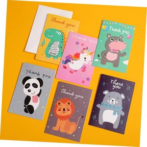 Myway 12pcs New Baby <strong>Boy</strong> Thank You Cards Baby Gift Cartoon with Envelopes for Baby Shower <strong>Party</strong> - Product Image 1