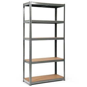 5 Layer Steel Boltless <b>Racking</b> Household Use Light Duty Shelving Garage Display <b>Shelf</b> Galvanized <b>Shelf</b> Industrial Tacking Rack - Product Image 3