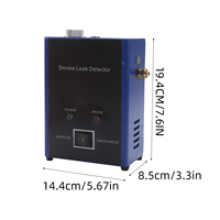 Herramientas de Diagnóstico para Sistemas EVAP Autool para Automóviles, Probador Eficiente con Máquina de Humo, Mini Detector de Fugas de Humo para Coche