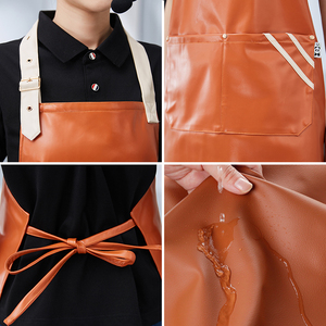 Nhà Sản Xuất Dành Cho Người Lớn Nhà Bếp Tạp Dề Với Cổ Treo Và In Ấn Nhà Tùy Chỉnh Logo Tạp Dề - Product Image 2