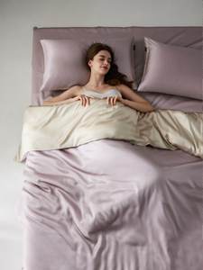 Copripiumino in Tencel Ultra Fine Lenzing a Doppio Filo 120S Classe A, Set Copripiumino Morbido in Tessuto Lyocell Tencel - Product Image 5