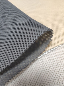 Vải lưới Spacer 3D thoáng khí 100% sợi dệt nhuộm, chất liệu Polyester, dệt kim nhẹ, kiểu dệt Tricot Giang Tô, dùng làm vỏ ghế - Product Image 6