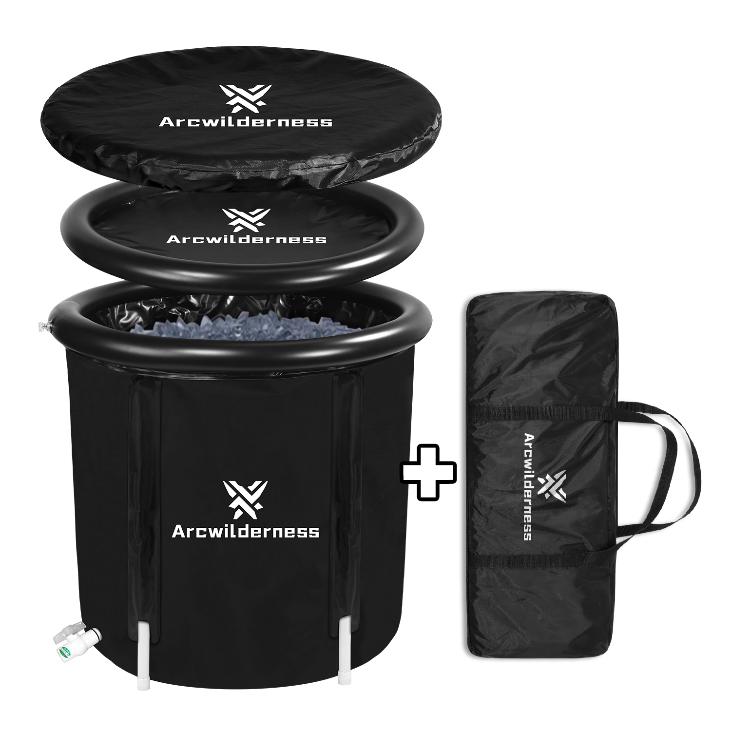 Оптовая продажа, заводская цена, высококачественные складные переносные ванны для льда для дома и улицы