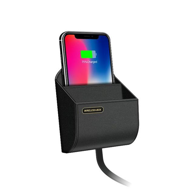 EZON S3 Car Multi-function Two-in-One Wireless Charger Storage Box Hanging Bracket Fast Charging 15W China