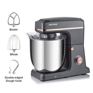 Akane เครื่องผสมแป้งตั้งบนเคาน์เตอร์2000วัตต์ระบบผสมแป้งที่มีประสิทธิภาพพร้อมชามสแตนเลสและการทำงานแบบพัลส์ความเร็วหกคงที่ - Product Image 2