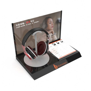 Acrylic máy tính Tai nghe hiển thị đứng khuyến mãi máy tính để bàn hiển thị đứng thắp sáng sản phẩm điện tử gian hàng đạo cụ - Product Image 5