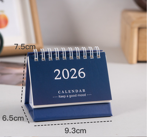 Cổ Phiếu In Dây O Đứng Lật Bàn Lịch Hàng Ngày Hàng Tháng Và Hàng Năm Sử Dụng <span class=keywords><strong>2025</strong></span> 2026 Lịch Mini Kích Thước Macaron Màu Sắc Lịch - Product Image 3