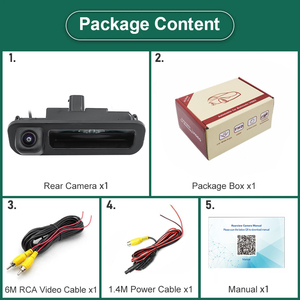 Retromarcia posteriore auto retromarcia AHD telecamera 1080P per <span class=keywords><strong>Ford</strong></span> Car <span class=keywords><strong>Focus</strong></span> 3 MK3 <span class=keywords><strong>C</strong></span> <span class=keywords><strong>MAX</strong></span> 2011-2014 - Product Image 6