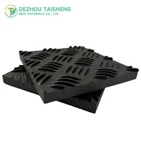 TAISHENG Tapis de sol en PE portable pour la construction d'éoliennes, épaisseur 10mm/20mm, taille 1200x2400mm, service de découpe pour véhicules lourds