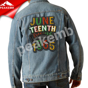 Venta al por mayor parche personalizado Juneteenth 1865 bordado lentejuelas parche hierro en <span class=keywords><strong>pegamento</strong></span> en la parte posterior <span class=keywords><strong>para</strong></span> <span class=keywords><strong>ropa</strong></span> - Product Image 4