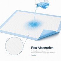 Tapis absorbants jetables pour chiots, écologiques, doux, en non-tissé, absorption rapide de la liquide, base imperméable IPX7, pour le nettoyage des chiens, vente en gros OEM