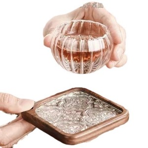 Wooden Coasters Square With Lid Durable For Kung Fu <b>Tea</b> <b>Set</b> Afternoon <b>Tea</b> Use - Product Image 5