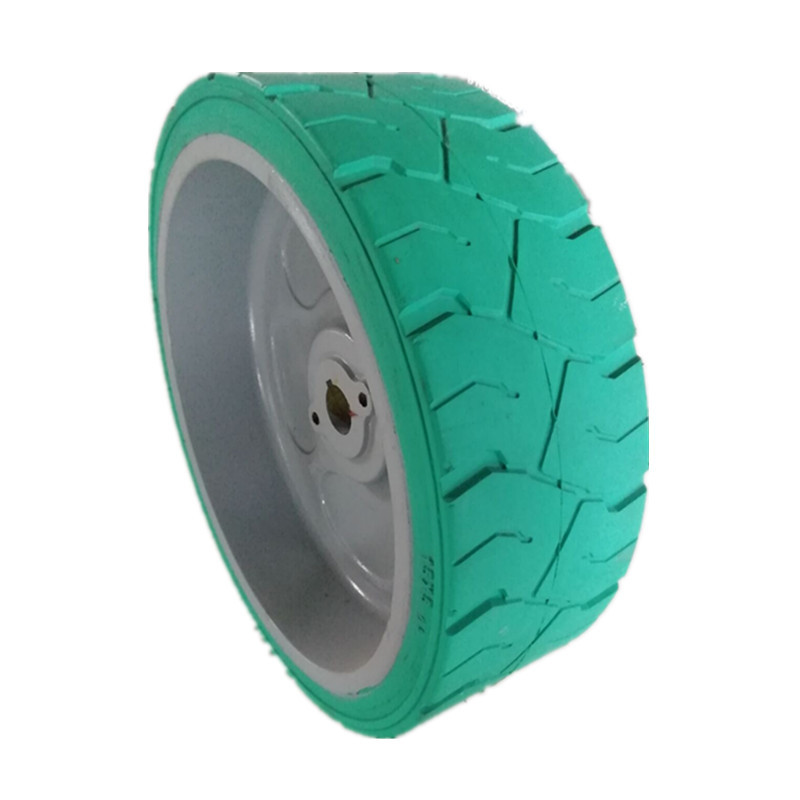 15x5 381x127 Solid Tire Non-Marking Scissor Lift Tire for Premium Scissor Lifts Dingli Genie JLG