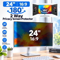 Protection d'écran anti-espion, anti-reflets, anti-lumière bleue, film PET OEM, double face, mat et brillant, pour moniteur 24 pouces 16:9