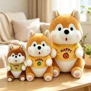 Peluche Realistico di Husky Super Morbido con Maglietta Grafica, Regalo Carino per Amanti dei Cani e Bambini - Product Image 3